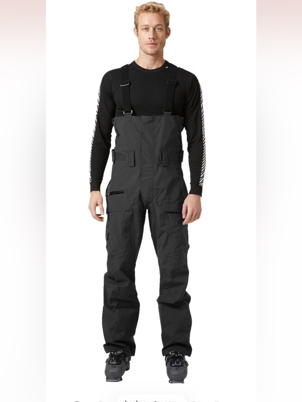 Helly Hansen Men’s Cargo Bib Snow Pants with Suspenders